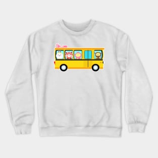 The Wheels On The Bus | Lilla The Lamb Crewneck Sweatshirt